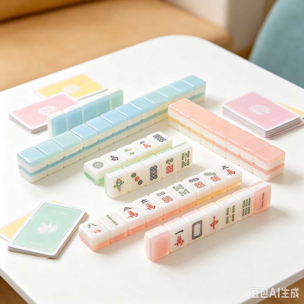 oriental style mahjong tiles