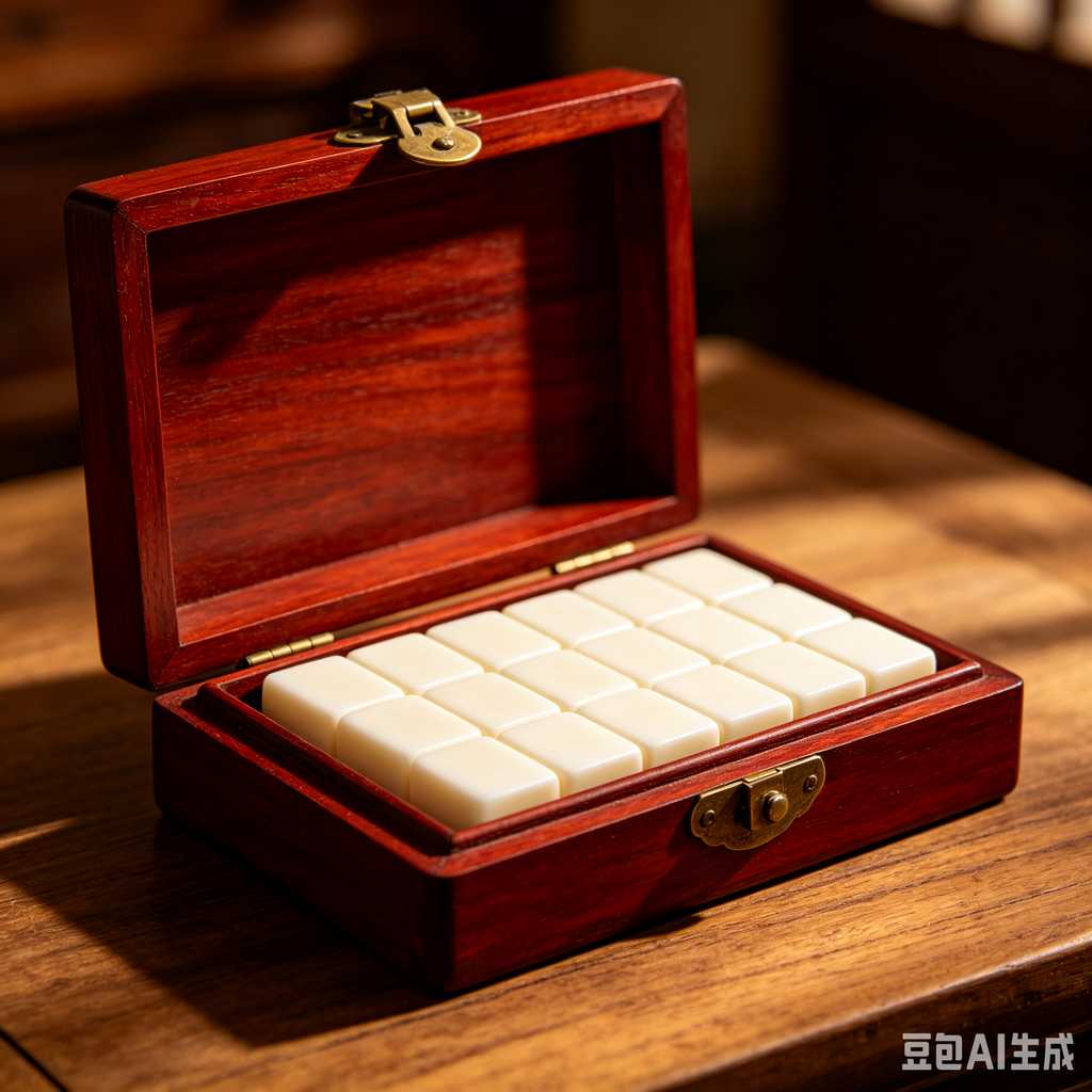 retro gift mahjong tiles