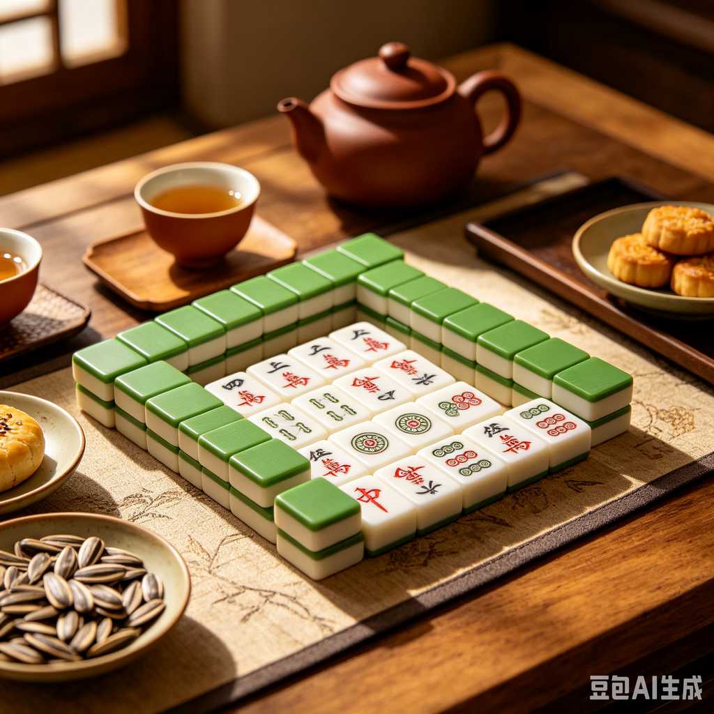 stable mahjong tiles stacking