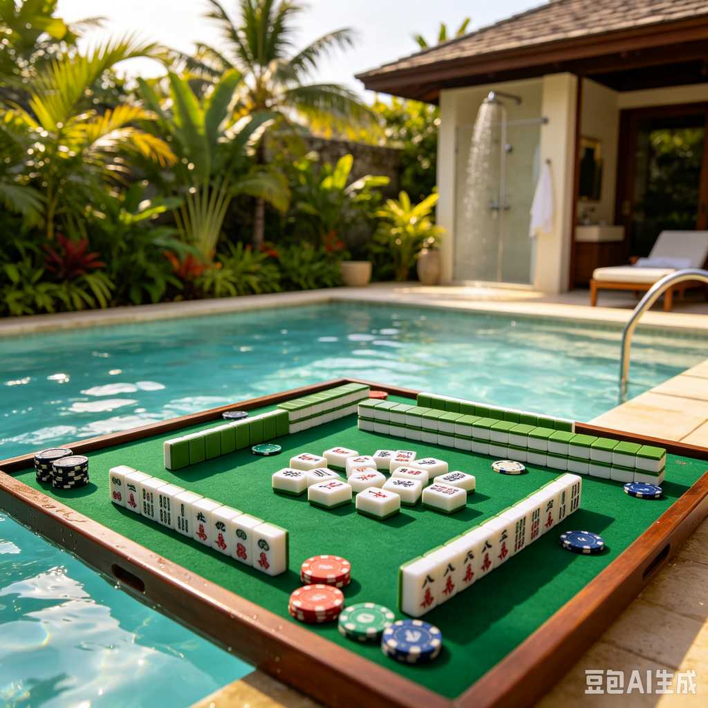 water resistant print mahjong tiles
